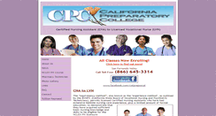 Desktop Screenshot of califprep.com